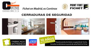 Cerraduras de seguridad en Madrid Fichet Continox